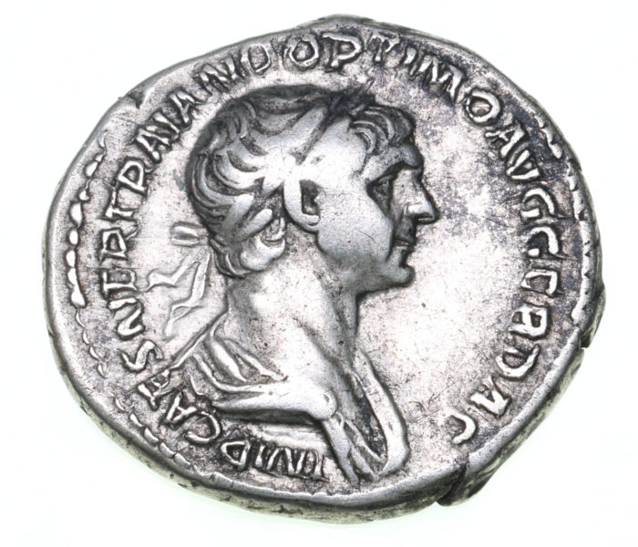 Trajan AD 98-117 Silver Denarius Rome