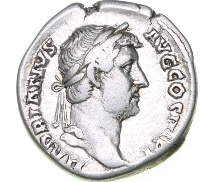 Hadrian AD 117-138 Silver Denarius Rome