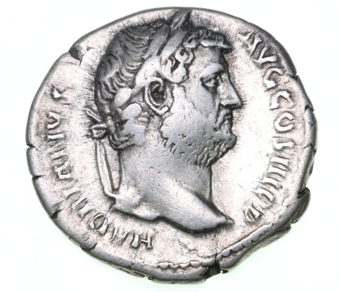 Hadrian AD 117-138 Silver Denarius Rome