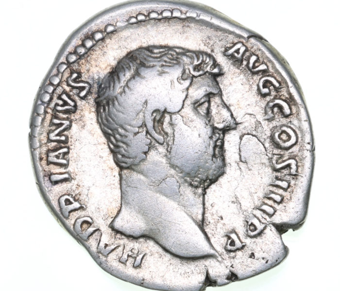 Hadrian AD 117-138 Silver Denarius Rome