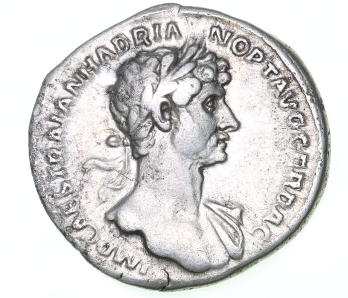 Hadrian AD 117-138 Silver Denarius Rome