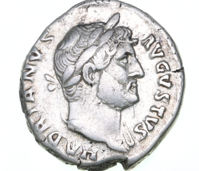 Hadrian AD 117-138 Silver Denarius Rome