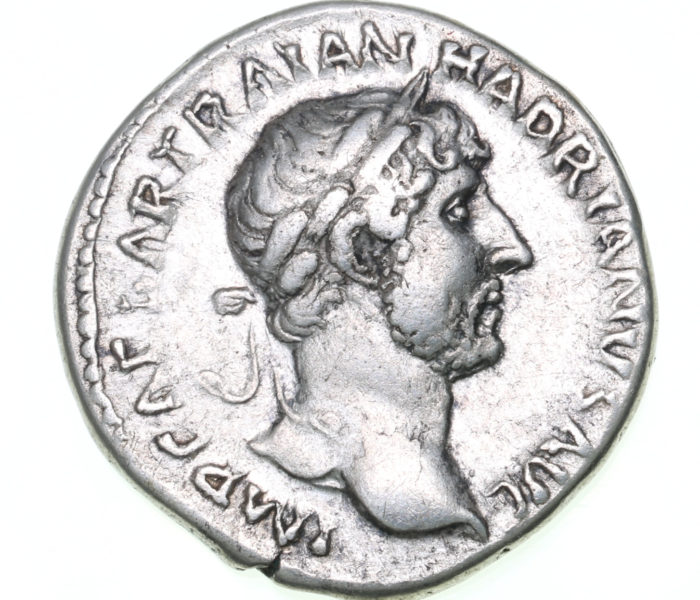 Hadrian AD 117-138 Silver Denarius Rome