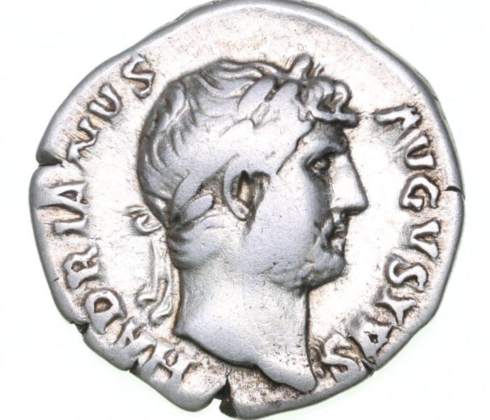 Hadrian AD 117-138 Silver Denarius Rome