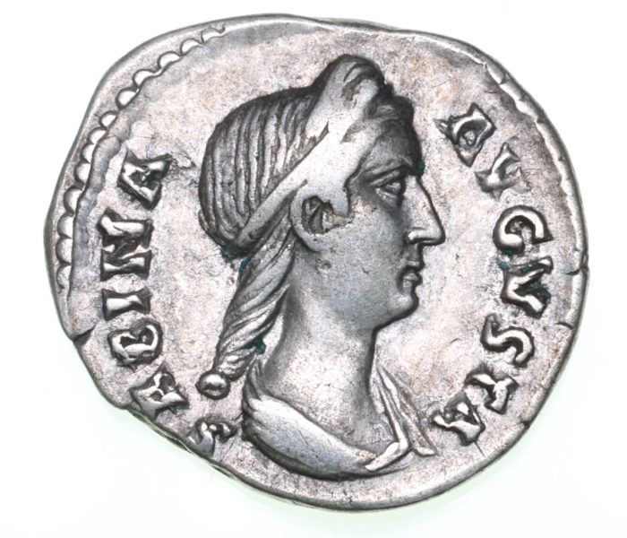 Sabina wife of Hadrian AD 117-138 Silver Denarius Rome