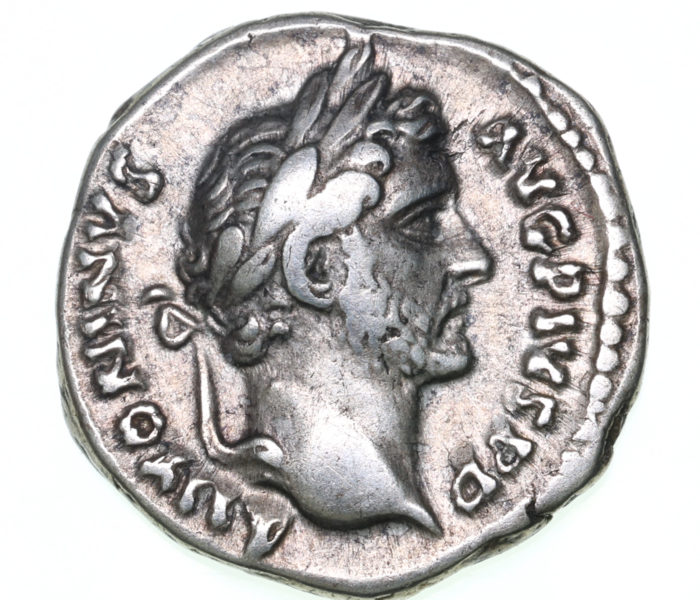 Antoninus Pius AD 138-161 Silver Denarius Rome