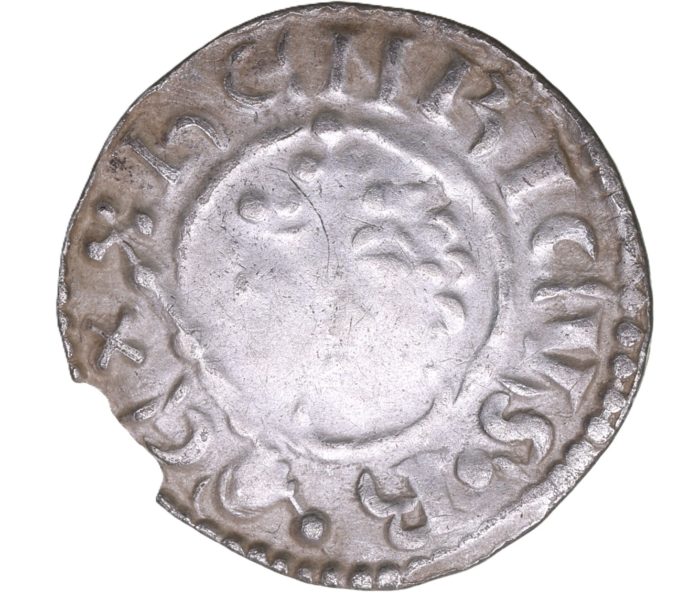 Henry II AD 1154-1189 Silver Short Cross Penny Exeter Class 1b