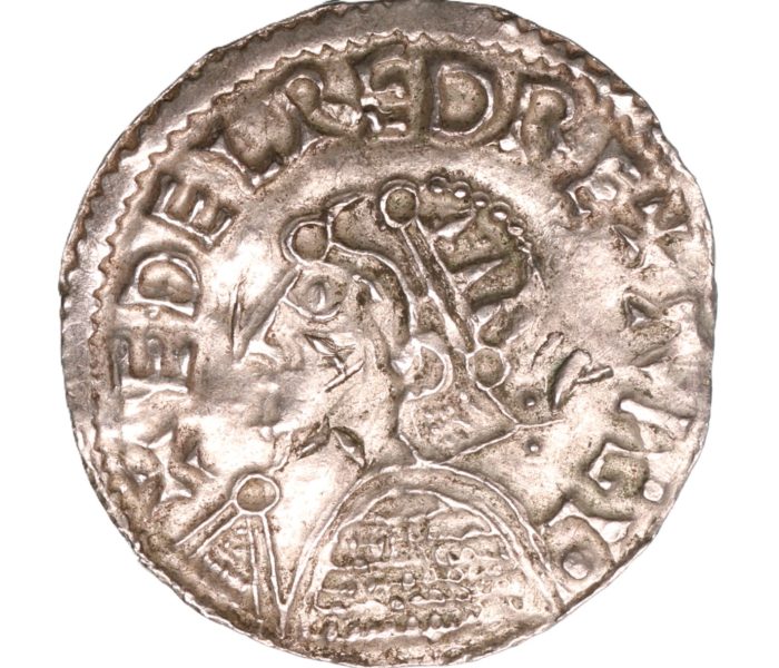 Aethelred II AD 978-1016 Silver Penny Exeter